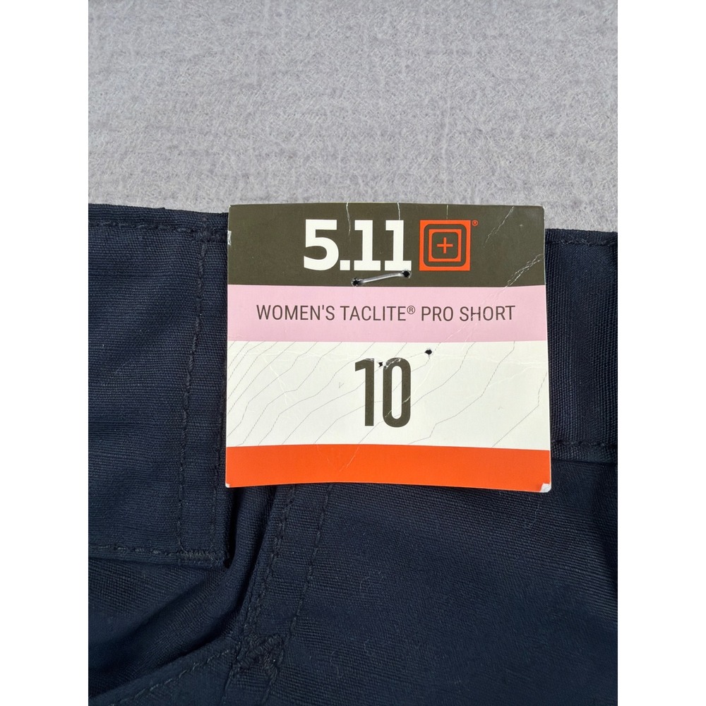 5.11 Tactical Womens Taclite Pro Shorts 10 Dark Navy Ripstop Cargo 63071 NWT - Picture 14 of 15